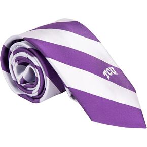 Desert Cactus TCU Texas Christian University Tie Horned Frogs, 100% Polyester, with Logo