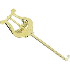 Belmonte 501G Trumpet Lyre with Bent Stem - Brass