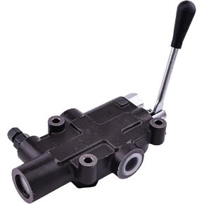 ZTUOAUMA 4-Way 3-Position 25GPM 2750PSI Directional Hydraulic Control Valve LS-3000-2 CV3000-2 Compatible with Various Hydraulic Log Splitters with Auto Return Detent Lever Handle (3/4'' NPTF Work)