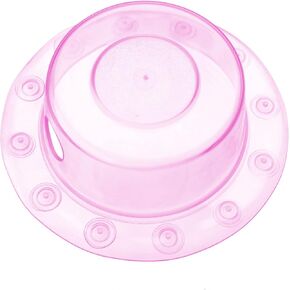 SlipX Solutions Bottomless Bath | Overflow Drain Cover for Tub | Best Gifts for Mom, Spa & Bath Accessories | Drain Block, Water Stopper Plug | Bath Essentials for Women | 4" Diameter, Clear