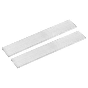 uxcell 2Pcs 304 Stainless Steel Flat Bar, 1/4" Thickness 1-3/16" Width 8" Length Brushed Finish Trim Strips Metal Sheet Stock for Industry DIY Craft Making