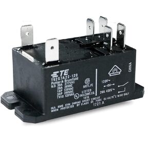 Potter & Brumfield T92S7A22-120 DPST 30A 115V Pool & Spa Coil RelayQ