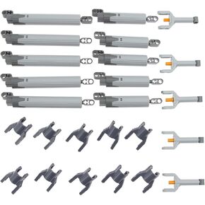 TEESE 5 Set Linear-Actuators Compatible with Technic-Parts, Axle-Pin-Connector, for MOC Car-Truck-Replacement-Parts
