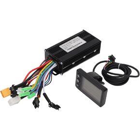 gernie DC24V 36V 48V 500W 750W Brushless Motor Controller, Waterproof 26A 3 Mode W ave Scooter Brushless Controller Kit with S866 Panel Display, E Bike Conversion Kit