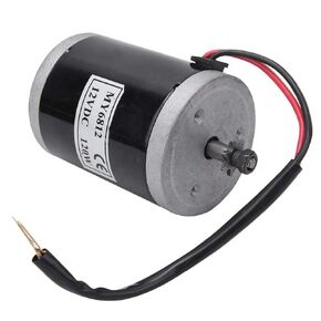 Alomejor Brushed Motor 12V 120W High Speed Brush Motor DC Motor Electric Motor for Electric Replacement