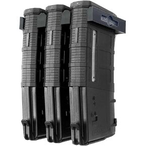 AR-15 PMAG Wall Mount/Magazine Display/Wall Storage Organization System | Unique Low Profile Design/Gun Room Mounting Solution / 2 Mounts Hold 6 Mags