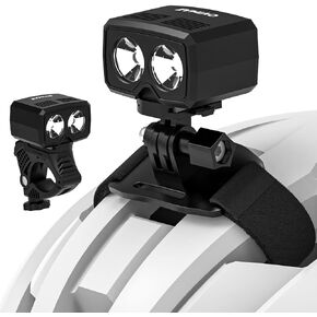 Helmet Light Safety USB Rechargeable 1000 Lumens Bike Helmet Light with 5 Lighting Modes Weather Resistant IP65 Waterproof Bike Front Light for Cycling