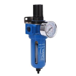 Compressed Air Filter Regulator Compressed Air Filter Regulator Zinc Alloy Stainless Steel with Pressure Gauge and Bracket Automotive Air Dryers (3/8NPT)