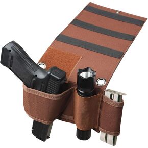 حافظة بجانب السرير من FIREDOG، حافظة مسدس للسرير لفراش السيارة ومكتب المنزل والمكتب، تناسب Glock 17 22 S&W إلخ حافظة مسدس مختلفة