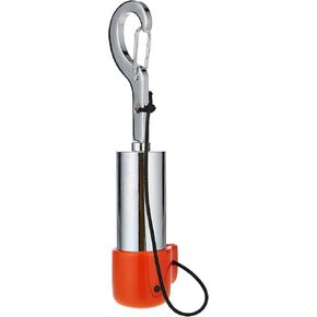 Scuba Choice Diving Safety Tank Rattle Stick Signal Bell with Clip – Orange, Includes Protective Cover, Loud Underwater Sound, 4-3/4" – Perfect for Diving Buddy Communication & Safety Alerts