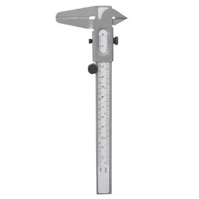 Oumefar Vernier Caliper, Metal Vernier Calipers High Precision Micrometer Gauge Manual Calipers Gauge Measuring Tools Micrometer Ruler for Inner Outer Diameter Measurement(5 Inch)