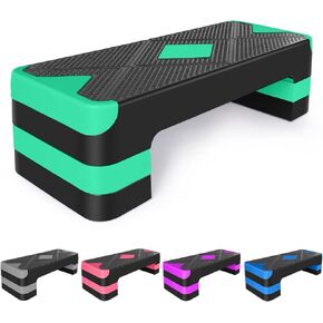 Adjustable Exercise Workout Aerobic Stepper Step Platform Trainer