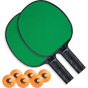 Cannon Sports Unbreakable Table Tennis Paddles with Rubber Face