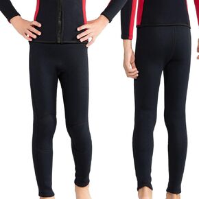 3mm Wetsuit Pants Neoprene Bottom for Keeping Warm in Cold Water Wet Suit Pants for Wetsuit Bottoms Swimming Pnats Scuba Diving Snorkeling