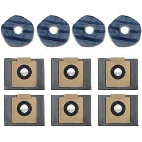 Replacement Part for Eufy X10 Pro Omni X8 Pro Dust Bag Cloth Mop for Robot Vacuum 10 Pack