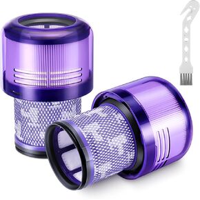 2 Pack V11 Filters Replacement for, Vacuum Filters Replacement Compatible with V15 Detect, V11 Animal Torque Drive Complete Cordless Vacuum, Replace Part #1 970013-02