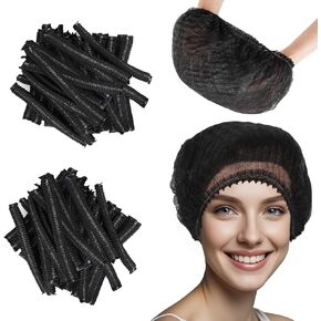 500Pcs Disposable Bouffant Caps, 21" Unisex Hair Nets Non-Woven for Food Service Kitchen Head Covers for Labs,Hospital
