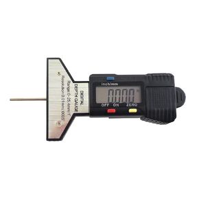 Taytools 0-1", 0-25 mm, Digital Depth Gauge Gage, Digital Dial Indicator, Snap Depth Gauge, 0.0005" Resolution, Tire Tread Depth Gauge DDG
