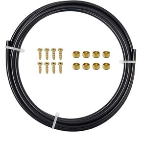 Hydraulic Disc Brake Hose Repair Kit 3 Meters Hose Olive Inset Compatible with BH59 MTB Bike Brake