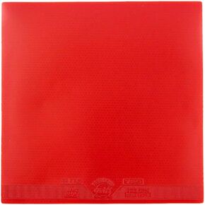 729 Cross Red/Black Table Tennis Rubber 2.2mm Sponge, Tacky Pimples-in Ping Pong Training Rubber with ITTF Approved, Ping Pong Accessories Paddle Replacement Rubber