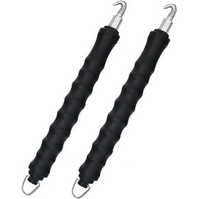 Rebar Wire Twister, Tie Wire Twister Tool Hand Steel Tie Tool Pull Tie Wire Twister,Automatic Concrete Metal Wire for Fence Twisting (Black, 2 Pack)
