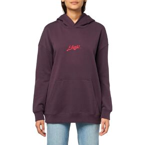 HUGO Women's Script Logo Hooded Sweatshirt in Kuwait