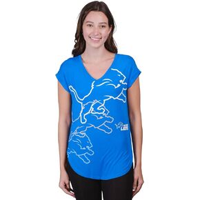 تي شيرت نسائي رسمي من Ultra Game برقبة على شكل حرف V، رسمي فائق النعومة من الدوري الوطني لكرة القدم الأمريكية in Kuwait