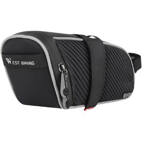 Bike Seat Bag, Bicycle Saddle Bag,Under Seat Bag,Bicycle Strap-On Saddle Bag,Cycling Bag, water proof Bike Bag for all our essentials, bike bags for Mountain Road Bikes