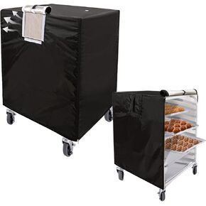 Bread Rack Cover,Pan Rack Cover With Zipper,Pan Rack Cover With Vents,210D Waterproof Bun Pan Sheet Rack Cover,Bakery Single Rack Covers.Fit 20 Tier / 10 Tier Bakery Rack (32x28x23 inches)