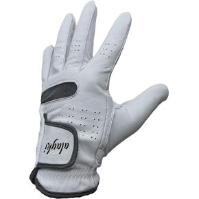 Premium Golf Glove for Left Hand - 100% Natural Sheep Leather - Superior Grip & Comfort - Lightweight, Breathable, Durable - Ideal for Golfers of All Levels - Flexible Fit for Men & Women
