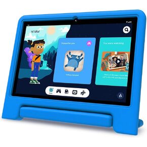 ApoloSign Tablet for Kids, Android 13 Kids Tablet with Case Included, Bright 10.1-Inch HD Screen, Pre-Installed Educational Apps, Parental Controls, 32 GB, Ideal Gifts for Children