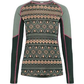 Kari Traa Malia Long Sleeve Women's Base Layer Top - Merino Wool and Tencel Blend Shirt