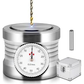 Z Axis Tool Setter CNC Tool Setter with Calibration Bar, CNC Gauge Setter for CNC Lathe Milling Machine 0.0005" Accuracy 2" Height