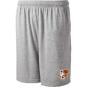 Grey Collegiate Shorts with Pocket, Officially Licensed Cotton Poly Blend Jersey Short