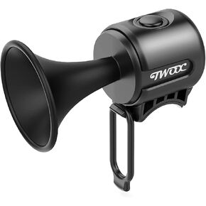 120dB Electric Bike Horn with Anti Theft Alarm, Small Loud Bike Bell Easy to Install, Waterproof Bicycle Horn Compatible for Mountain, Road Bike Cycling, Scooters and Adult's Bike Handlebars