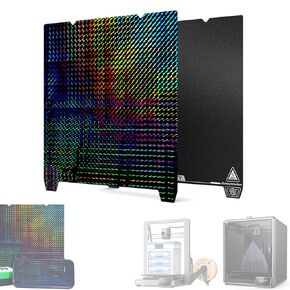 Creality K1 Max Double-sided Printing “Phantom" Platform 315*310mm (Glossy PET + Coated PEI), Without soft magnetic sticker, 3D Printer Platform for Ender-3 V3 Plus/CR-10 Smart/Pro/Ender-3 Max/Max Neo