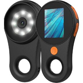 Digital Microscope Handheld 2.0 inch IPS Color Screen,Portable Digital Magnifying Glass 500x,Marco Microscope for Kids,Built-in 8LED Lights,USB Compatible with PC Windows, Mac OS