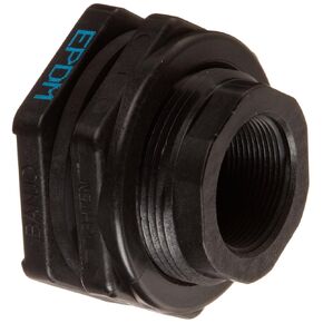 Banjo TF150 Polypropylene Bulkhead Tank Fitting, 1-1/2" NPT Female