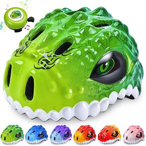 3D Lightweight Adjustable Kids Bike Helmet Toddler Skateboard Helmets for Boys Girls Child Ventilation Helmet for Multi-Sports Skating Cycling Scooter Roller Balance Bike