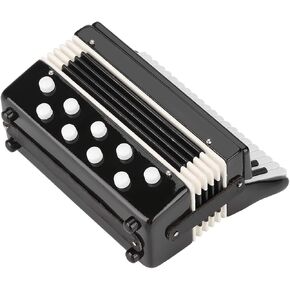 Mini Accordion, Accordion with Storage Box Plastic and Metal Accordion Instrument for Home Decoration, Genericsdx6y9acr8