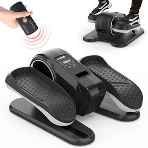 YAMO Under Desk Elliptical Machine, Seated Elliptical Ellipse Leg Exerciser for Seniors, Fully Assembled, Quiet Portable Elliptical Pedal Exerciser with Remote Control, 12 Adjustable Speed Levels