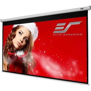 Elite Screens Manual B, 80-INCH Manual Pull Down Projector Screen 4K/8K Home Theater Movie Gaming Projection Screen, M80H