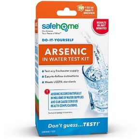 Safe Home® DIY Arsenic in Water Test Kit – at Home Testing for Arsenic in Any Freshwater Supply – Detection 0-500 PPB – Fast Results