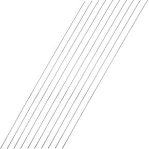 TOP-VIGOR 5pcs Stainless Steel Rods 3mm x 300mm, Metal Solid Round Shaft Rods Lathe Bar Stock for DIY Crafts Car Helicopter Airplane Model in Kuwait