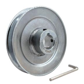 AB500-1 Single Groove Web Sheaves,v Belt Pulley 1 inch bore 5" OD,Motor Pulley Carbon Steel for A B 5L 4L V-Belts