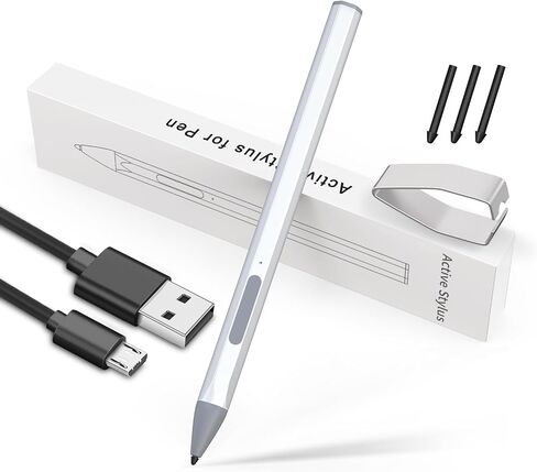 Stylus Pen for Microsoft Surface Pro 9/X/8/7/6/5/4/3,Surface Go/Go2/Go3,Book4/3/2,Surface Laptop/Studio (Black) in Saudi Arabia