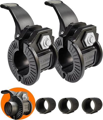 Barbell Clips 1 inch I Multi-Size Barbell Collar I 1 inch Adjustable Barbell ClampsIQuick Release Weight Clips Pair of Locking for Barbell Bar in Saudi Arabia