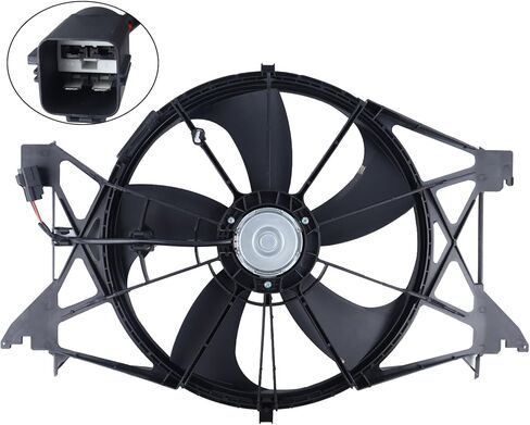 مجموعة مروحة تبريد رادياتير المحرك مناسبة لـ 2009-2010 رام 1500,2010 رام 2500,2011-2018 1500,2019-2021 1500 كلاسيك، 2011-2018 2500,2014-2018 3500 4500 5500,620060 in Kuwait