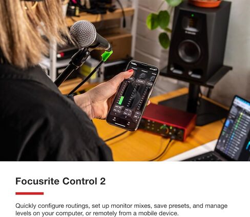 Focusrite Scarlett 16i16 4th Gen USB Audio Interface, for Songwriting, Music Production, Recording, and Podcasting — High-Fidelity, Studio Quality Recording, and All the Software You Need to Record in Saudi Arabia