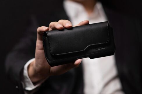 حافظة De-Bin لهاتف Galaxy S24، iPhone 15، 15 Pro، 14، 13، 12، 11، X، Xs، 10 حافظة حامل حزام الهاتف الخلوي مع غطاء مغناطيسي لمشبك الحزام، تناسب الهاتف المحمول مع حافظة Otterbox Commuter، أسود in Kuwait